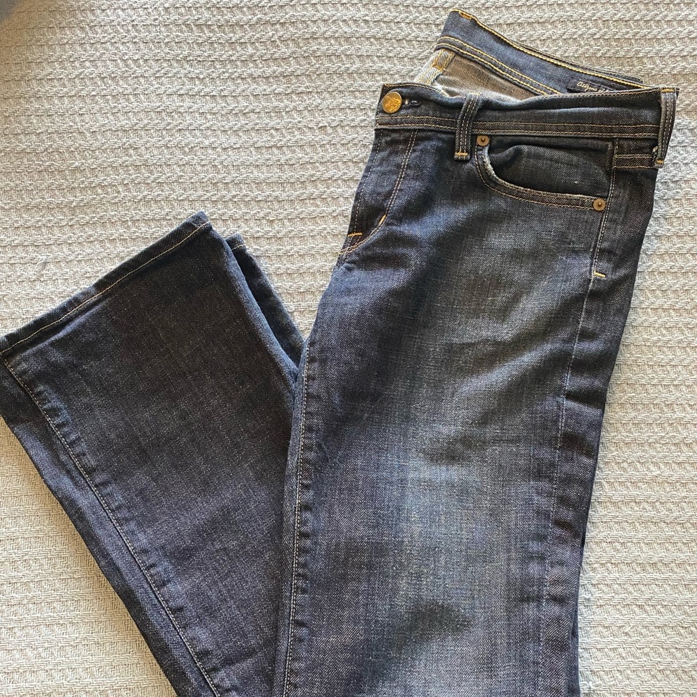 Vintage Citizen for humanity boot leg, slightly wide jeans.